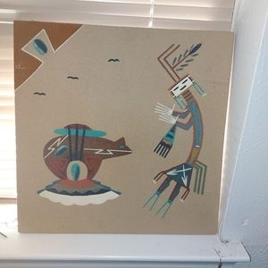 Native Sandpaintings By Watchman and A. Bitsui